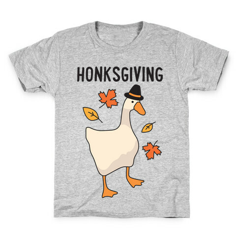 Happy Honksgiving Goose Kids T-Shirt