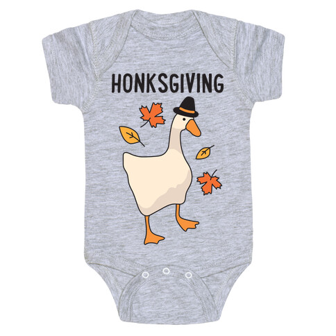 Happy Honksgiving Goose Baby One-Piece