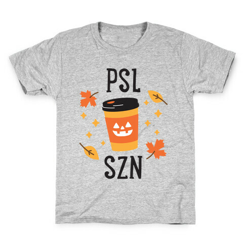 PSL SZN (Pumpkin Spice Latte Season) Kids T-Shirt