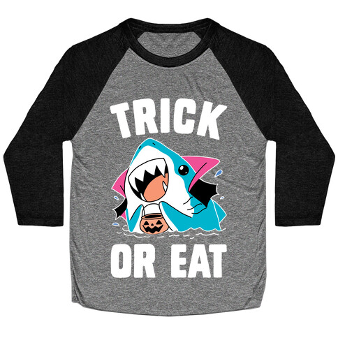 Trick Or Eat Baseball Tee