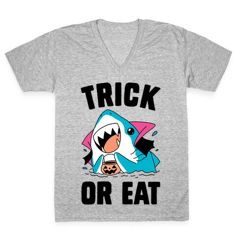 Trick Or Eat V-Neck Tee Shirt