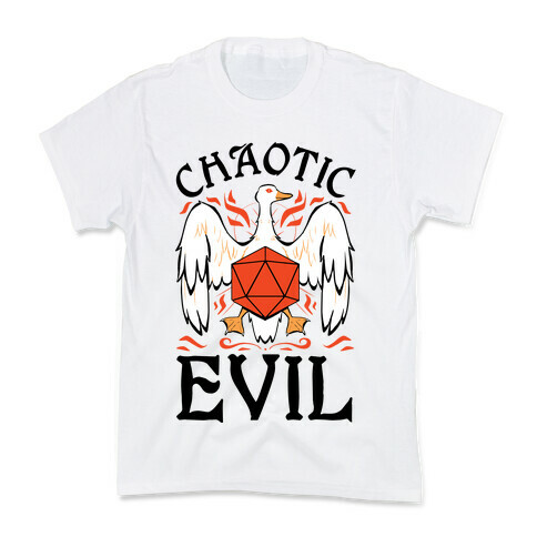 Chaotic Evil Goose Kids T-Shirt