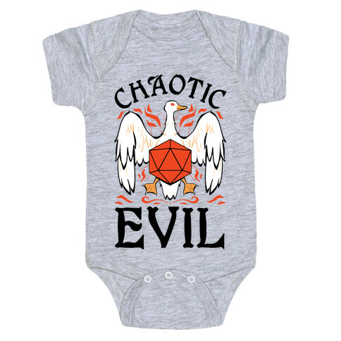 Chaotic Evil Goose Baby One-Piece