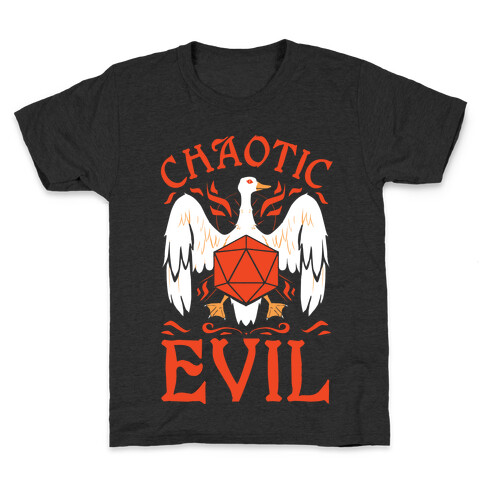 Chaotic Evil Goose Kids T-Shirt