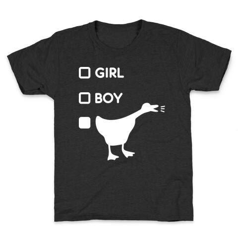 Girl Boy Goose Gender Kids T-Shirt