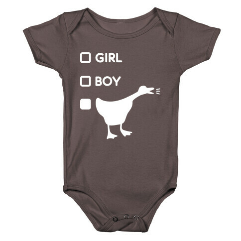 Girl Boy Goose Gender Baby One-Piece