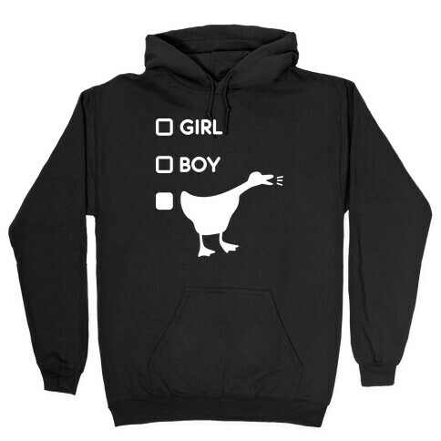 Girl Boy Goose Gender Hooded Sweatshirt
