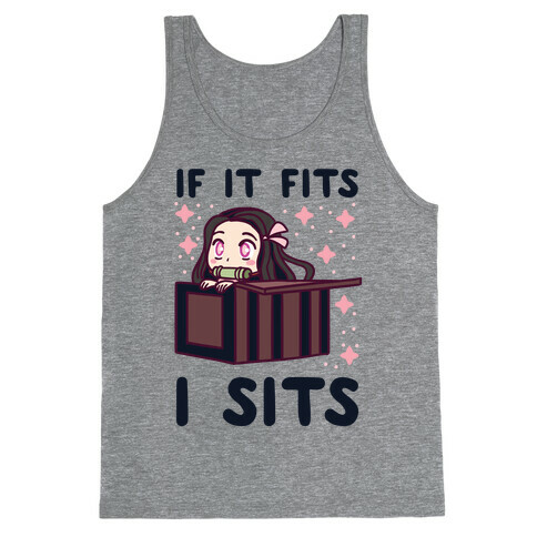 If It Fits, I Sits - Demon Slayer Tank Top