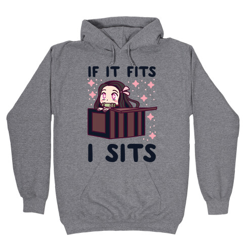 If It Fits, I Sits - Demon Slayer Hooded Sweatshirt