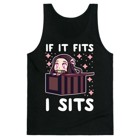 If It Fits, I Sits - Demon Slayer Tank Top