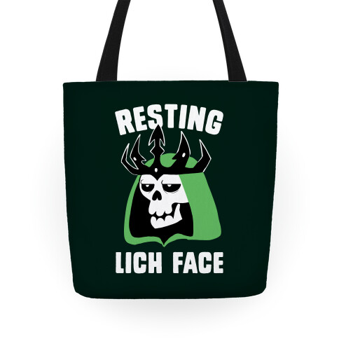 Resting Lich Face Tote