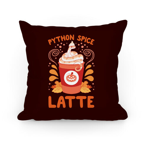 Python Spice Latte Pillow