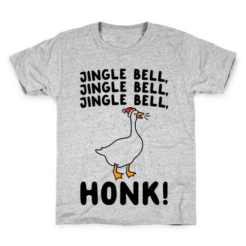 Jingle Bell Honk (Goose Parody) Kids T-Shirt