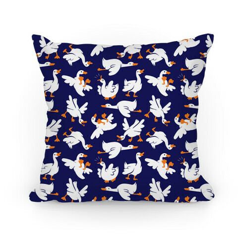 Goose Pattern Pillow