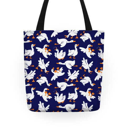 Goose Pattern Tote