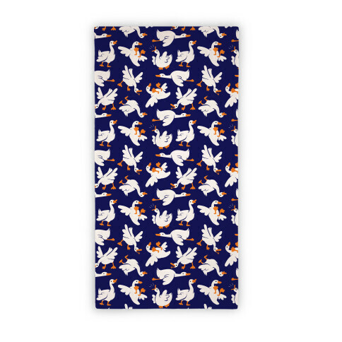 Goose Pattern Beach Towel