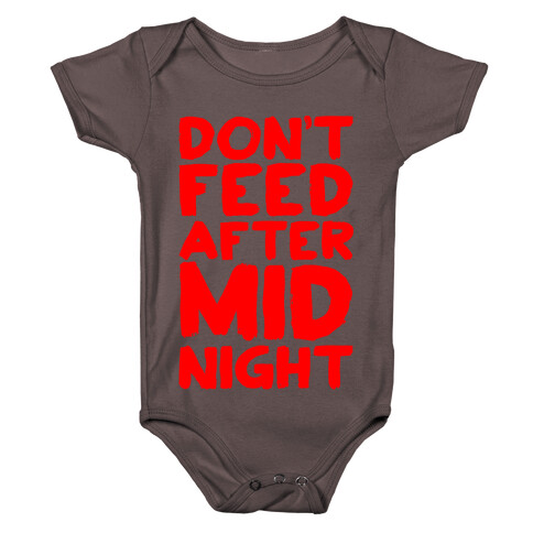 Don't Feed After Midnight Baby One-Piece