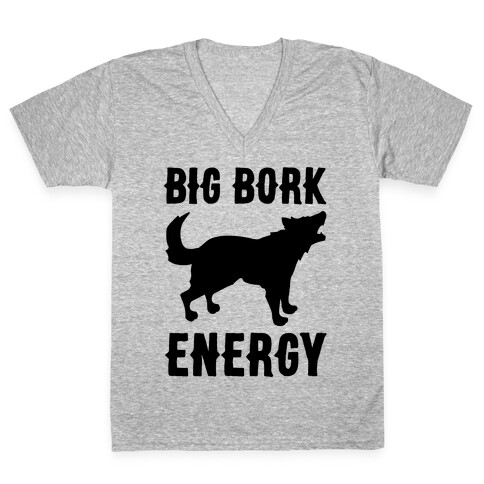 Big Bork Energy V-Neck Tee Shirt