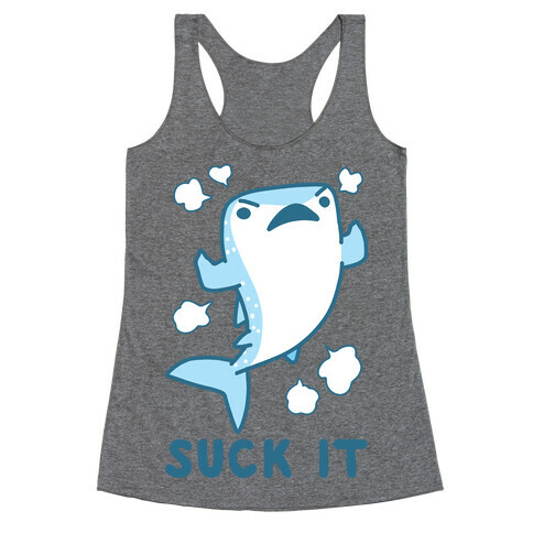 Suck It - Whale Shark Racerback Tank Top