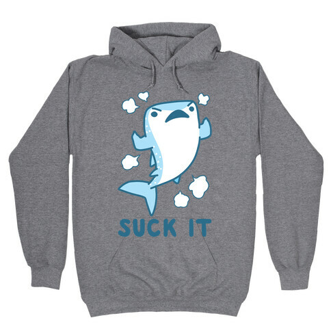 Suck It - Whale Shark Hooded Sweatshirt