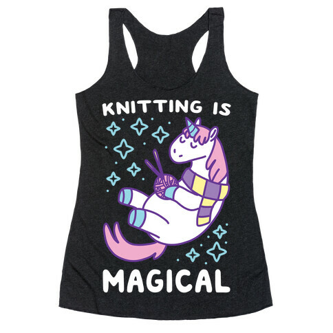 Knitting is Magical Racerback Tank Top