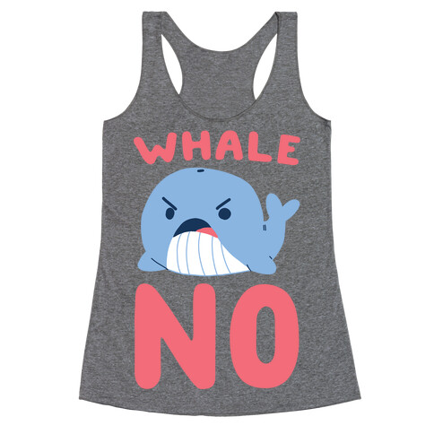 Whale No Racerback Tank Top