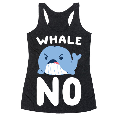 Whale No Racerback Tank Top