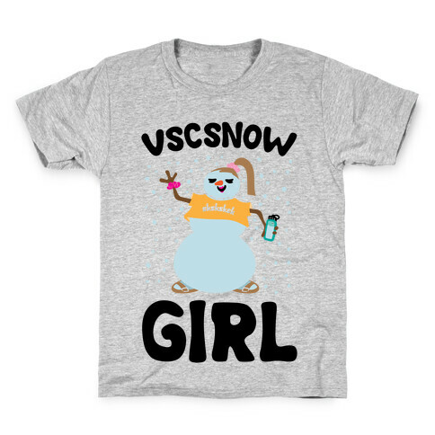 Vscsnow Girl Parody  Kids T-Shirt