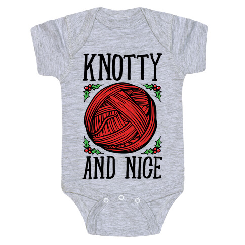 Knotty and Nice Yarn Parody Baby One-Piece