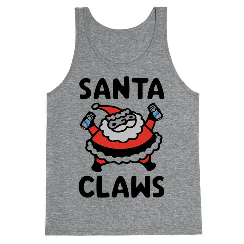 Santa Claws Parody Tank Top