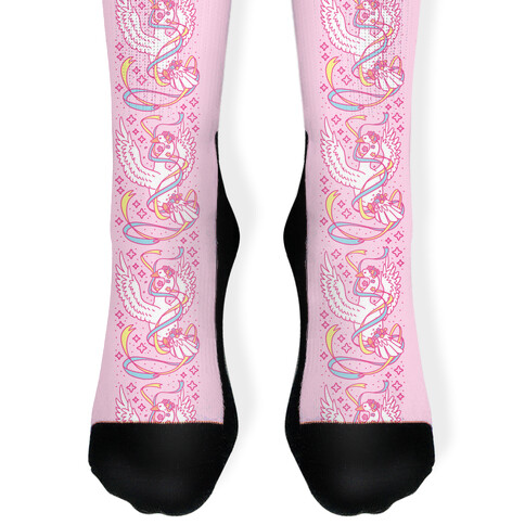 Magical Girl Goose Sock