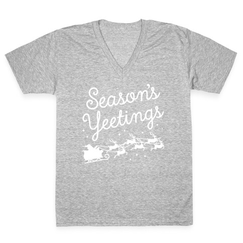 Season's Yeetings V-Neck Tee Shirt