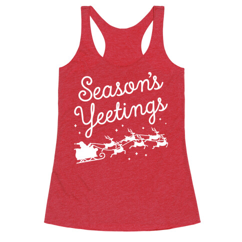 Season's Yeetings Racerback Tank Top