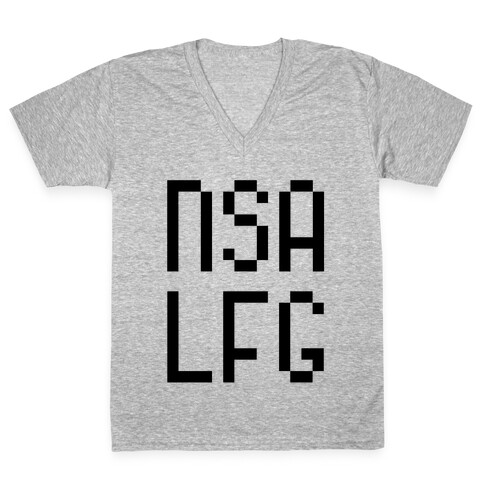 NSA LFG V-Neck Tee Shirt