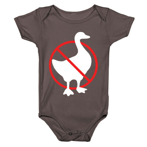 No Geese Allowed Baby One-Piece