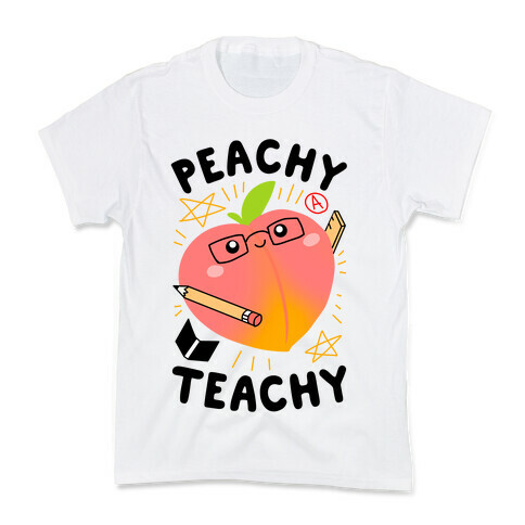 Peachy Teachy Kids T-Shirt