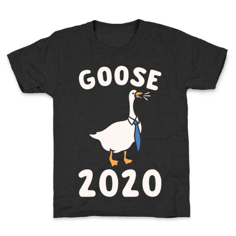 Goose 2020 White Print Kids T-Shirt