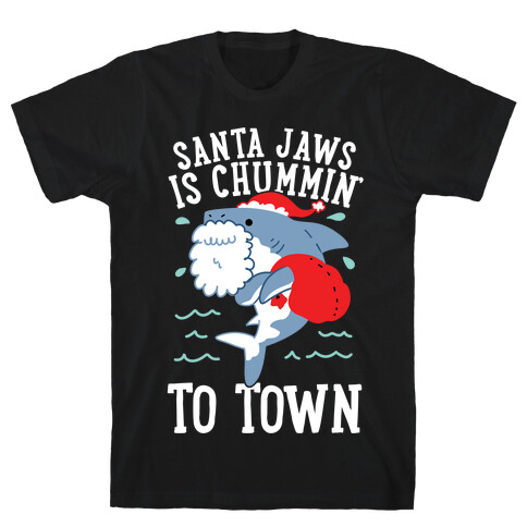 Santa Jaws Is Chummin' To Town T-Shirt