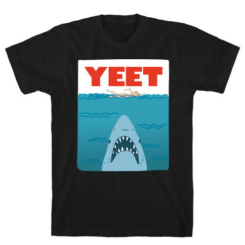 Yeet Jaws Parody T-Shirt