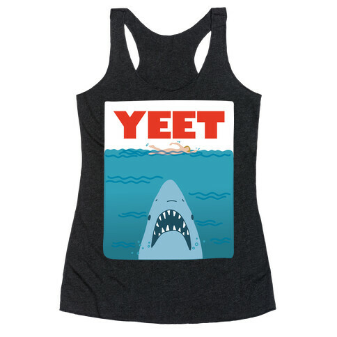 Yeet Jaws Parody Racerback Tank Top