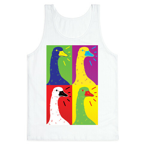 Goose Pop Art Tank Top