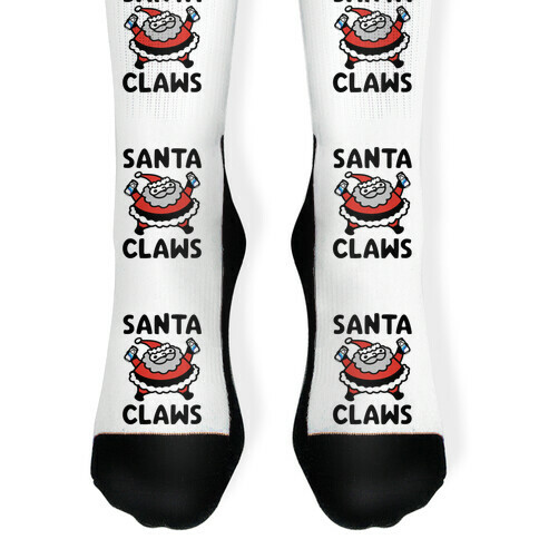 Santa Claws Parody Sock