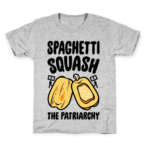 Spaghetti Squash The Patriarchy Kids T-Shirt