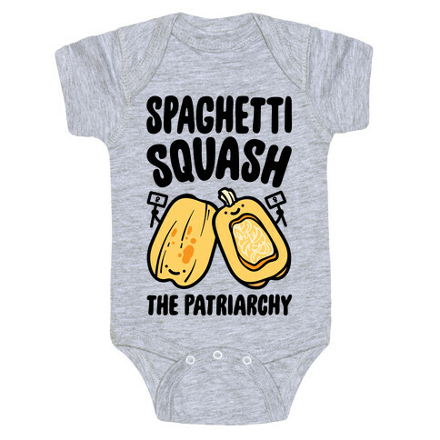 Spaghetti Squash The Patriarchy Baby One-Piece
