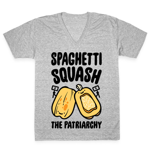 Spaghetti Squash The Patriarchy V-Neck Tee Shirt