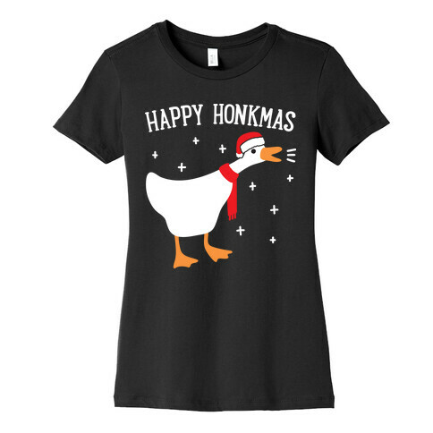 Happy Honkmas Goose Womens T-Shirt