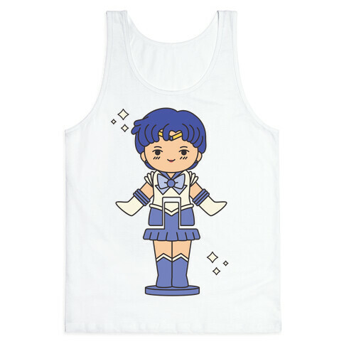 Sailor Mercury Pocket Parody Tank Top