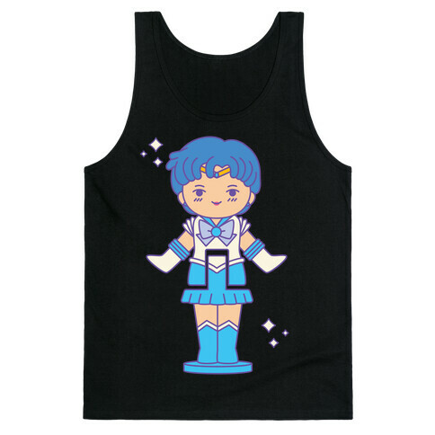 Sailor Mercury Pocket Parody Tank Top