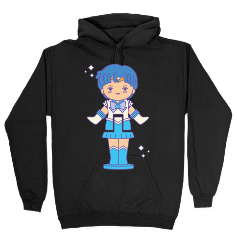 Sailor Mercury Pocket Parody Hooded Sweatshirt
