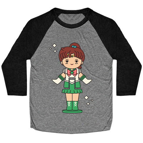 Sailor Jupiter Pocket Parody Baseball Tee